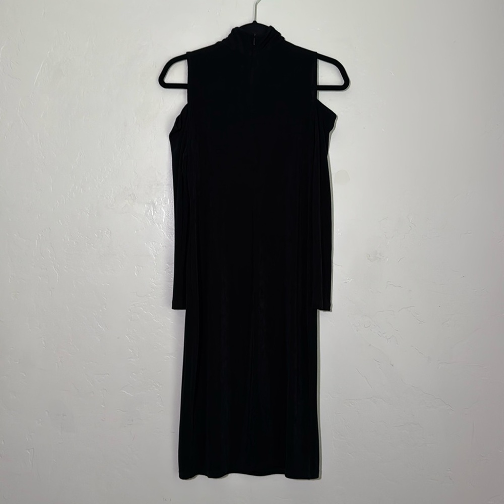 Chic Open shoulder  Black Dress - Picture 3 of 5